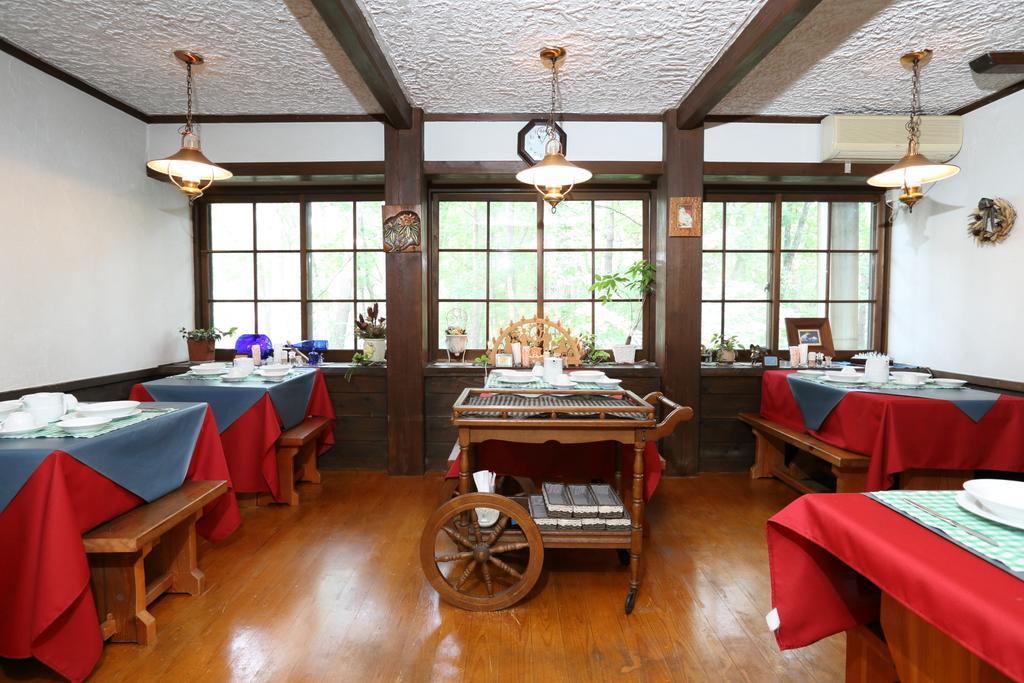 เพนชั่น เบลนินา Villa ฮาคุบะ ภายนอก รูปภาพ